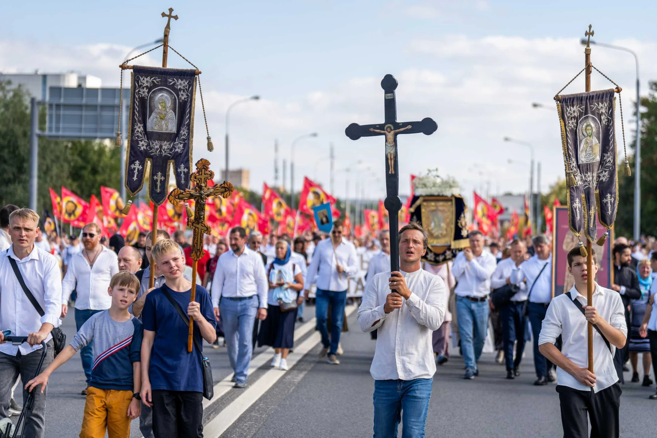 Крестный ход в Москве в 2025 году